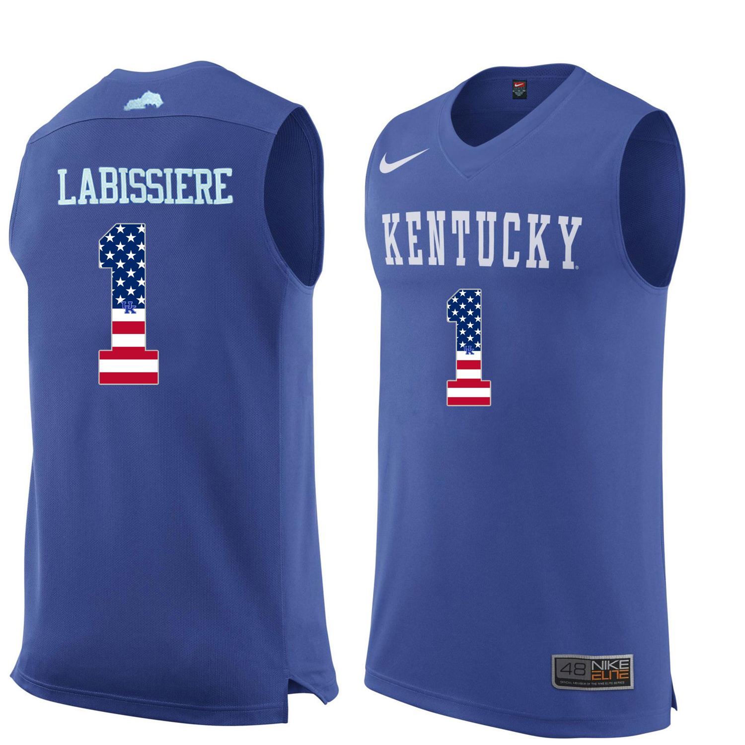 Male Kentucky Wildcats Royal Blue Skal Labissiere College Basketball Jersey