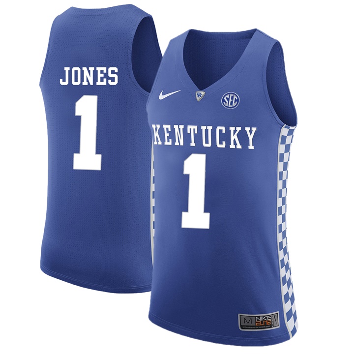 Male Kentucky Wildcats Royal Sacha Killeya-Jones NCAA Basketball Jersey