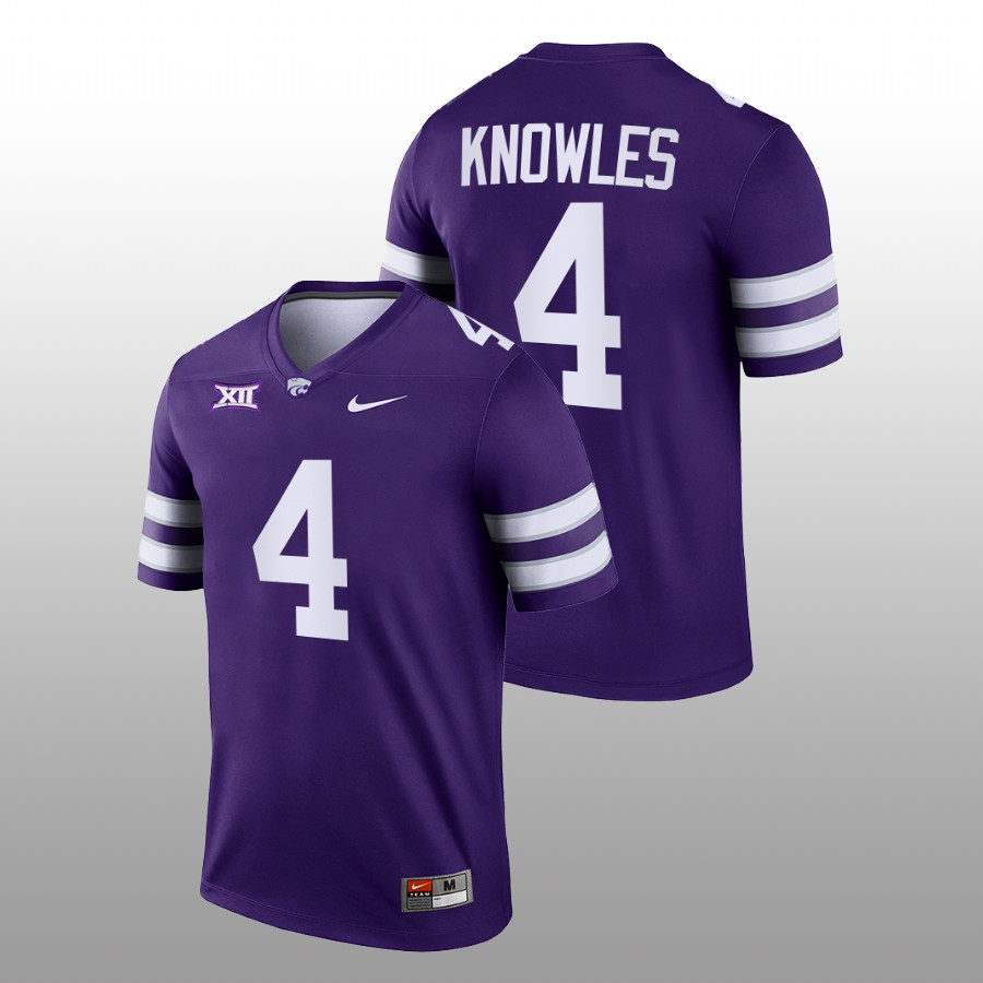 Malik Knowles Kansas State Wildcats Purple 2022-23 College Football Jersey