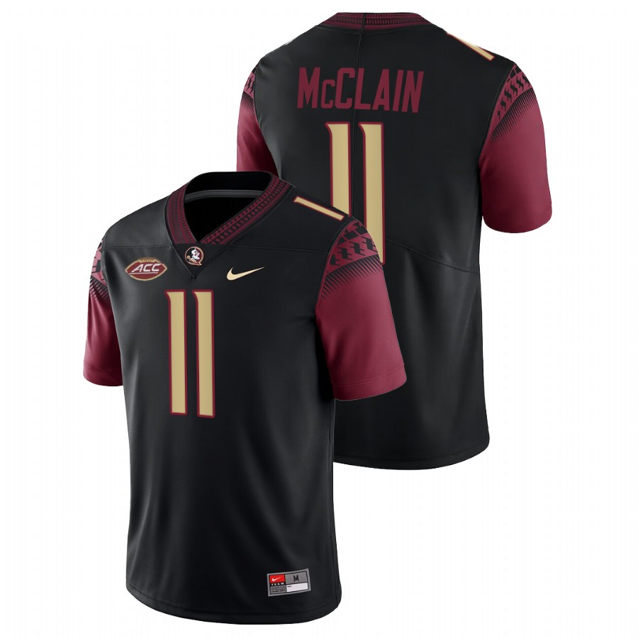 Malik McClain Florida State Seminoles Black College Football Alternate Jersey