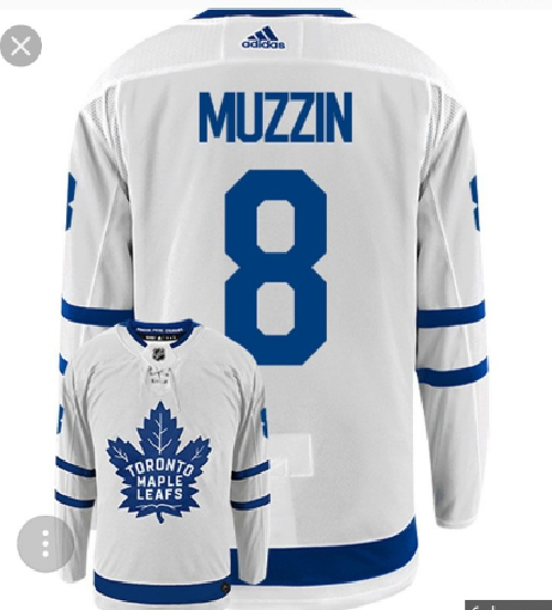 Maple Leafs #8 Jake Muzzin White Adidas Jersey