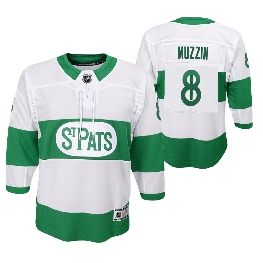 Maple Leafs Jake Muzzin 2021 St. Pats Jersey Youth Throwback