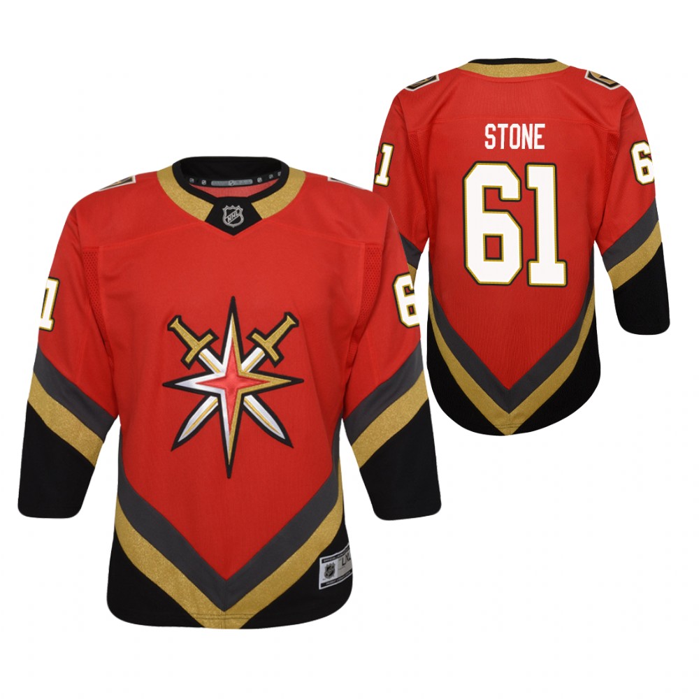 Mark Stone Vegas Golden Knights 2021 Reverse Retro Red Youth Jersey Replica