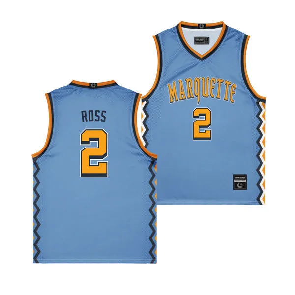 Marquette Golden Eagles #2 Chase Ross 2026 Light Blue Player-Designed Basketball Limited Jersey 