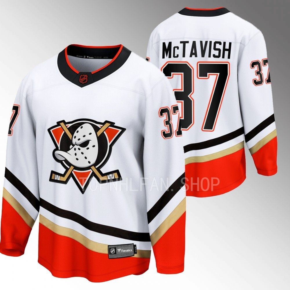 Mason McTavish Anaheim Ducks Jersey Special Edition 2.0 White 2022 Breakaway