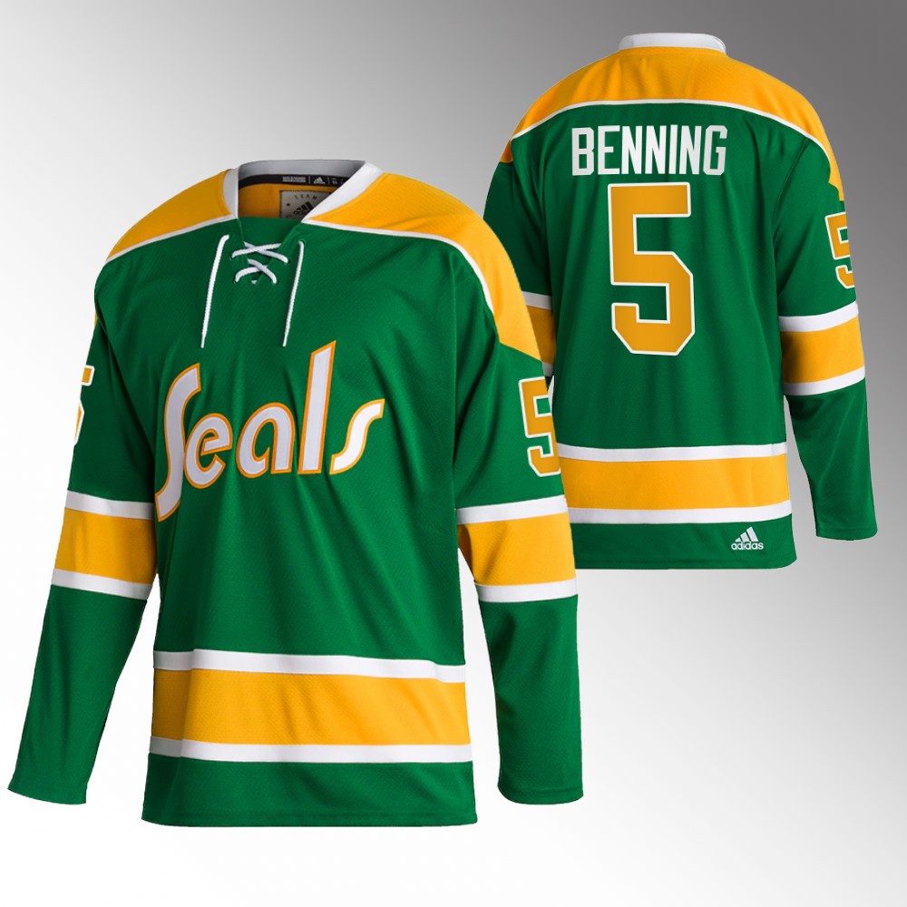 Matt Benning 2022-23 San Jose Sharks Reverse Retro 2.0 Green Jersey Authentic