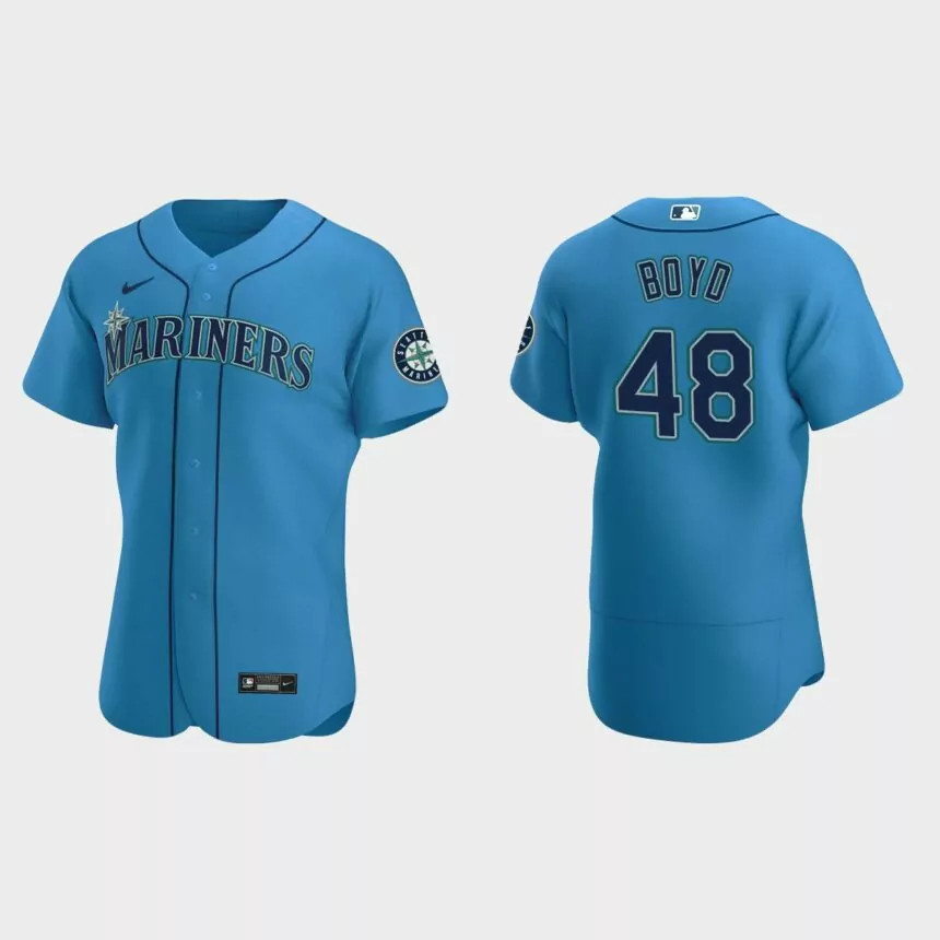 Matt Boyd Seattle Mariners Authentic Alternate Jersey – Royal