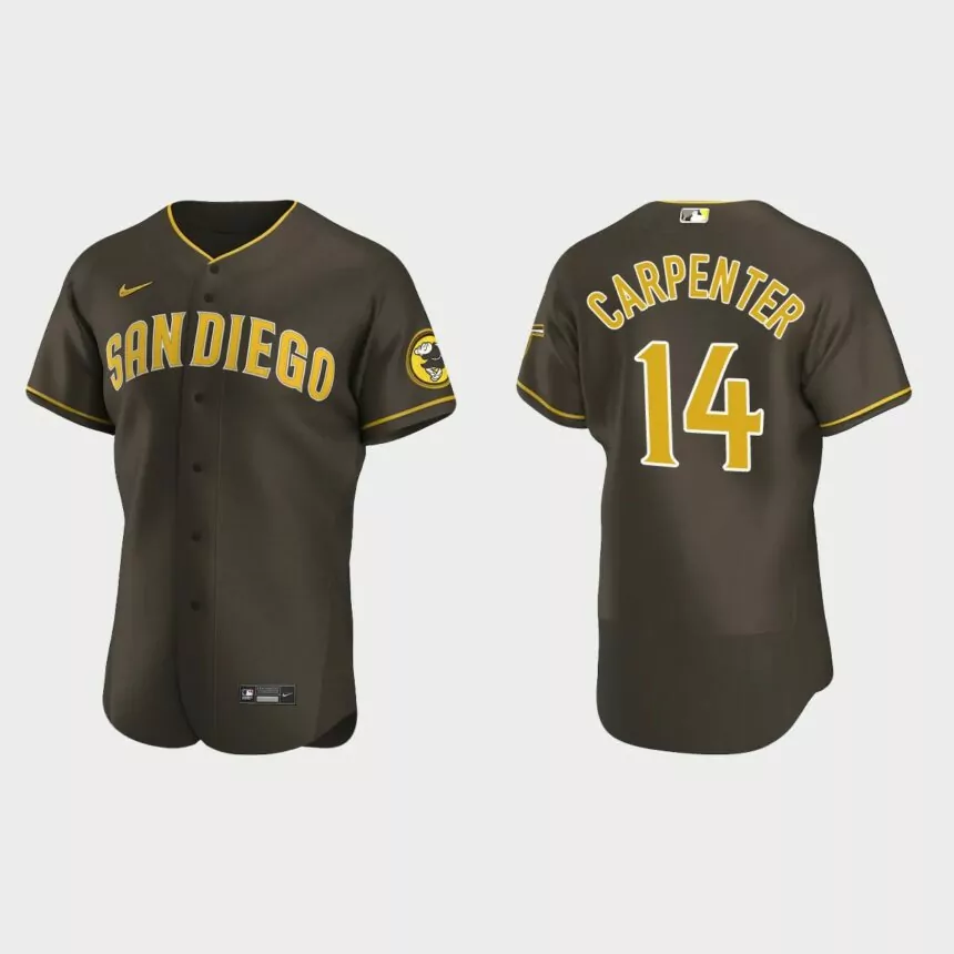 Matt Carpenter San Diego Padres Authentic Road Jersey – Brown