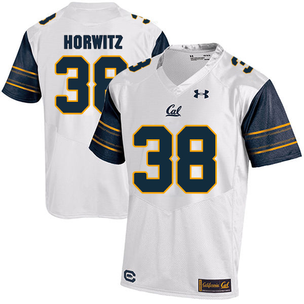 Matt Horwitz California Golden Bears Men's Jersey - #38 NCAA White Stitched Authentic