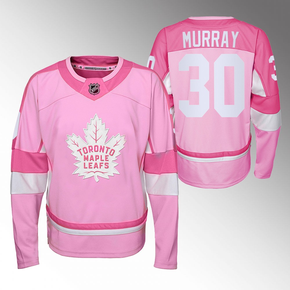Matt Murray Maple Leafs Hockey Fights Cancer Jersey Pink
