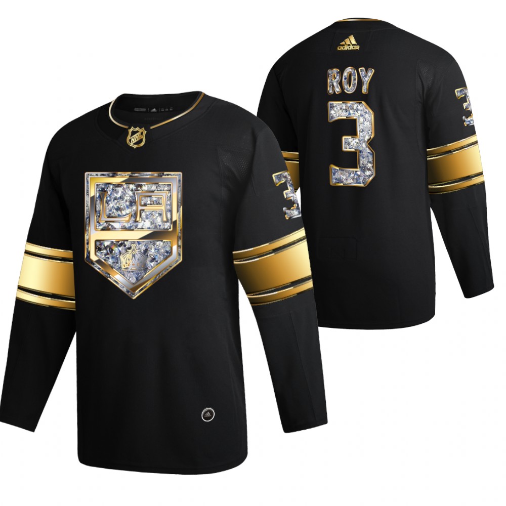 Matt Roy Los Angeles Kings 2022 Stanley Cup Playoffs Black Jersey Diamond Edition