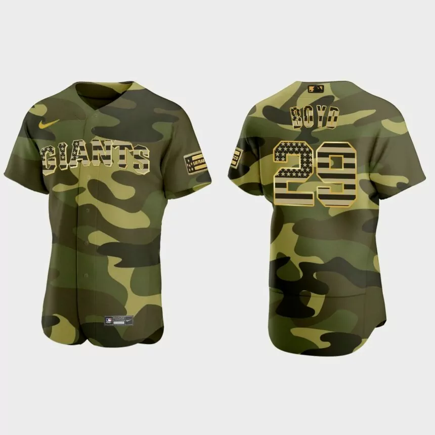 Matthew Boyd San Francisco Giants 2022 Armed Forces Day Jersey – Camo