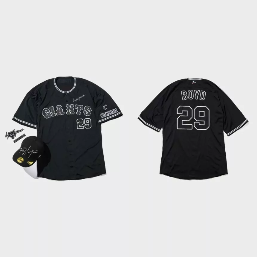 Matthew Boyd San Francisco Giants Yohji Yamamoto Capsule Series Jersey – Black