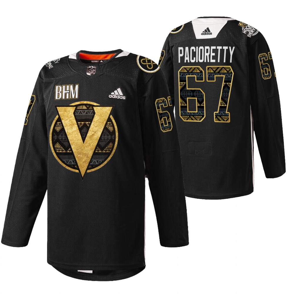 Max Pacioretty Golden Knights Black History Month 2022 Jersey Black Warm-up