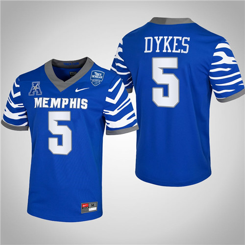 Memphis Tigers 5 Sean Dykes College Football Jersey Royal