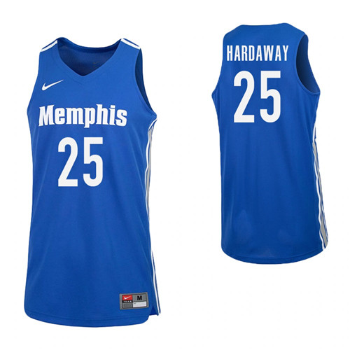 Memphis Tigers Penny Hardaway Retired number College Basketball Jersey Blue