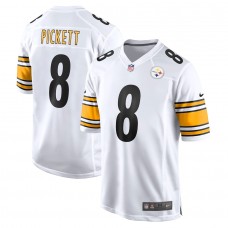 Men's 2022 Pittsburgh Steelers Kenny Pickett Nike White Jersey