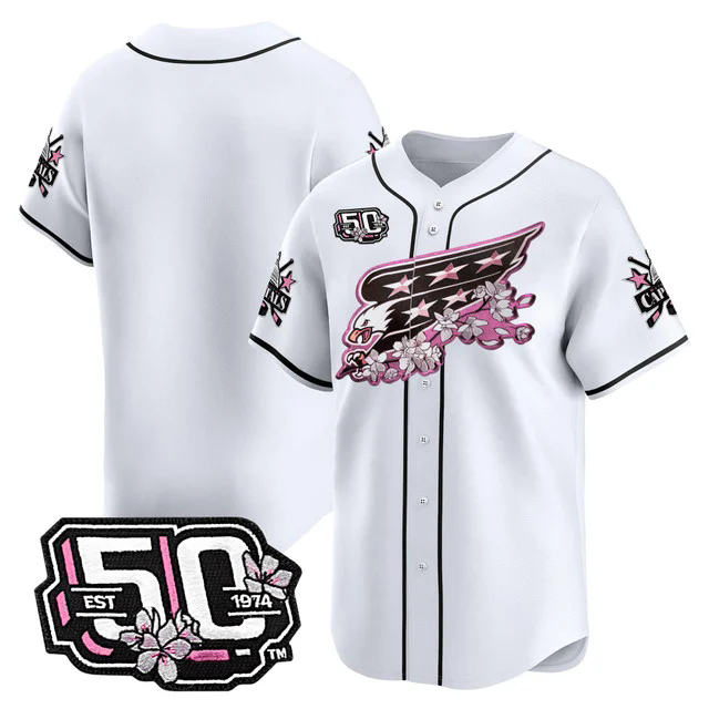 Men's 2025 Washington Capitals 50th Anniversary Cherry Blossom Style Vapor Premier Limited Jersey WHITE BLANK.webp