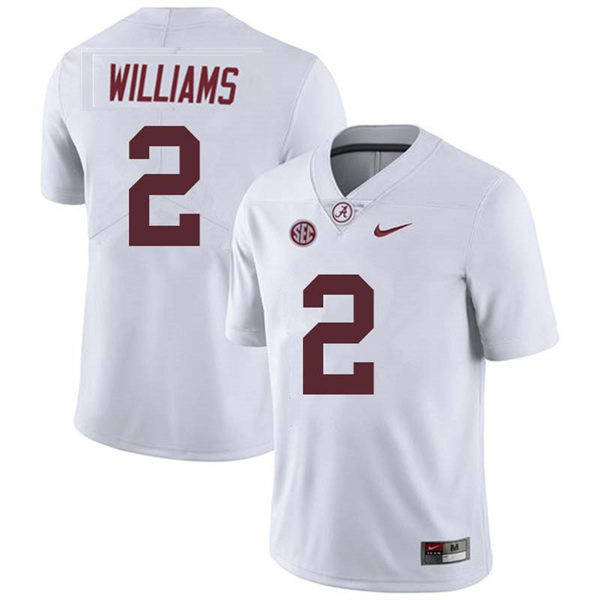 Men's Alabama Crimson Tide #2 Ryan Williams White 2024 F.U.S.E. Limited College Football Game Jersey 