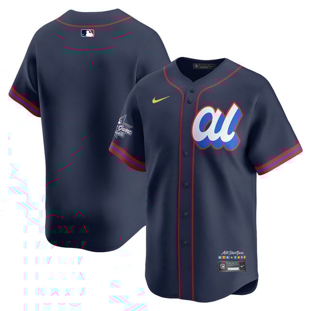 Men's American League 2025 MLB All-Star Jersey NAVY BLANK
