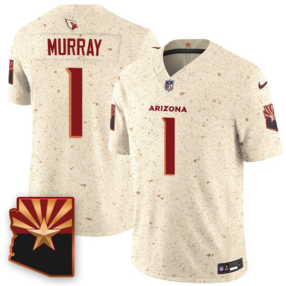 Men's Arizona Cardinals #1 Kyler Murray 2025 F.U.S.E. a??Rivalriesa?? Vapor Untouchable Limited Football Stitched Jersey