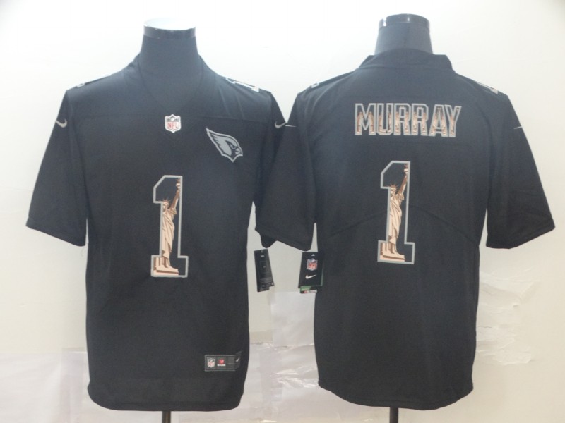 Men's Arizona Cardinals #1 Kyler Murray Black Nike Statue Of Liberty Legend Jersey