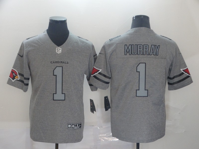 Men's Arizona Cardinals #1 Kyler Murray Nike Silver Inverted Legend Jersey