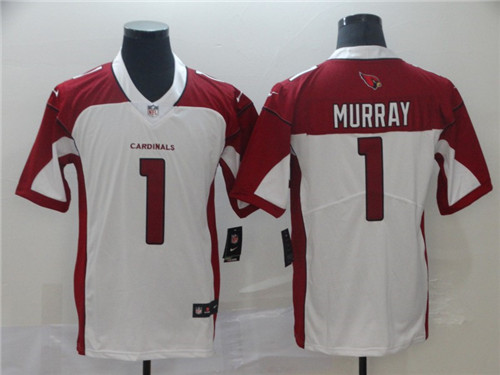 Men's Arizona Cardinals #1 Kyler Murray Nike White Vapor Untouchable Jersey
