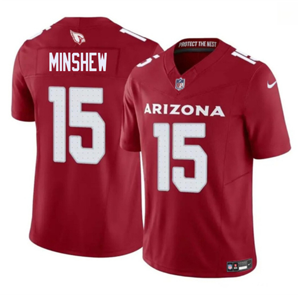 Men's Arizona Cardinals #15 Gardner Minshew Red 2026 F.U.S.E. Vapor Untouchable Limited Football Stitched Jersey