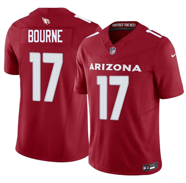 Men's Arizona Cardinals #17 Kendrick Bourne Red 2026 F.U.S.E. Vapor Untouchable Limited Football Stitched Jersey