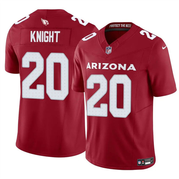 Men's Arizona Cardinals #20 Bam Knight Red 2025 F.U.S.E. Vapor Untouchable Limited Football Stitched Jersey