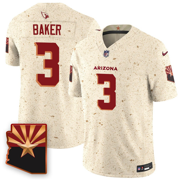 Men's Arizona Cardinals #3 Budda Baker 2025 F.U.S.E. a??Rivalriesa?? Vapor Untouchable Limited Football Stitched Jersey