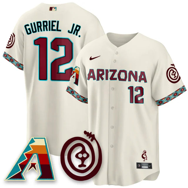 Men's Arizona Diamondbacks City Connect Concept Jersey V2 #12 LOURDES GURRIEL JR..webp