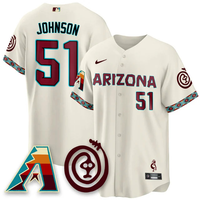 Men's Arizona Diamondbacks City Connect Concept Jersey V2 #51 RANDY JOHNSON.webp