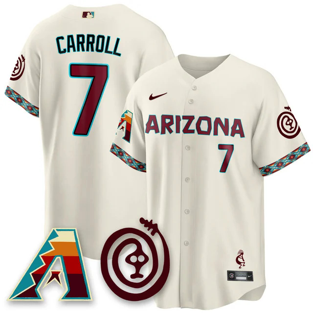 Men's Arizona Diamondbacks City Connect Concept Jersey V2 #7 CORBIN CARROLL.webp