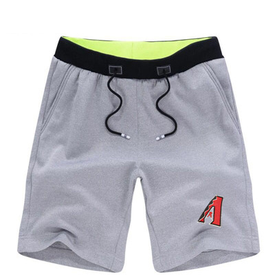Men's Arizona Diamondbacks Team Logo Grey Baseball Shorts