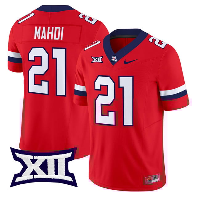 Men's Arizona Wildcats 2025 Vapor Limited Jersey #21 Ismail Mahdi