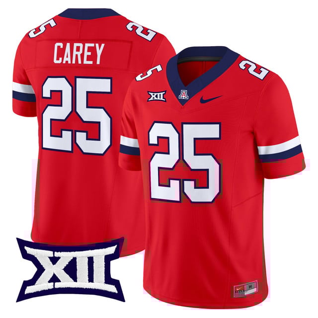 Men's Arizona Wildcats 2025 Vapor Limited Jersey #25 Ka'Deem Carey