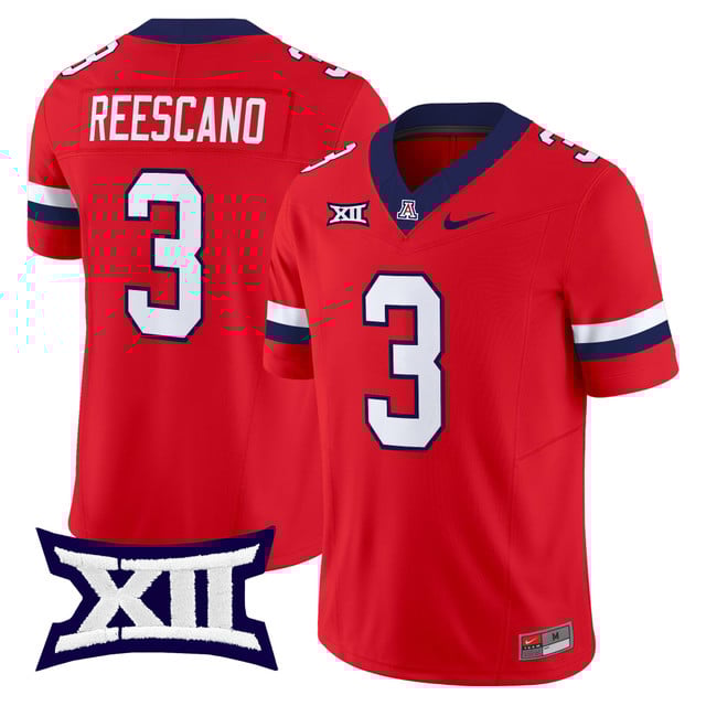 Men's Arizona Wildcats 2025 Vapor Limited Jersey #3 Kedrick Reescano