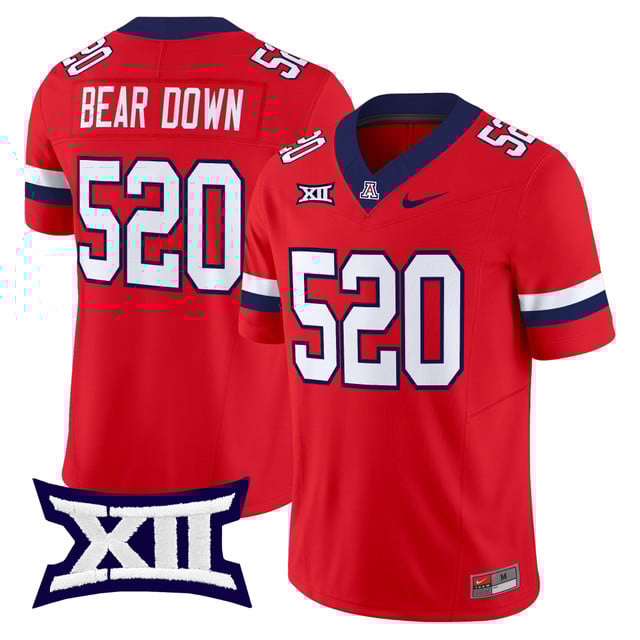 Men's Arizona Wildcats 2025 Vapor Limited Jersey #520 Bear Down