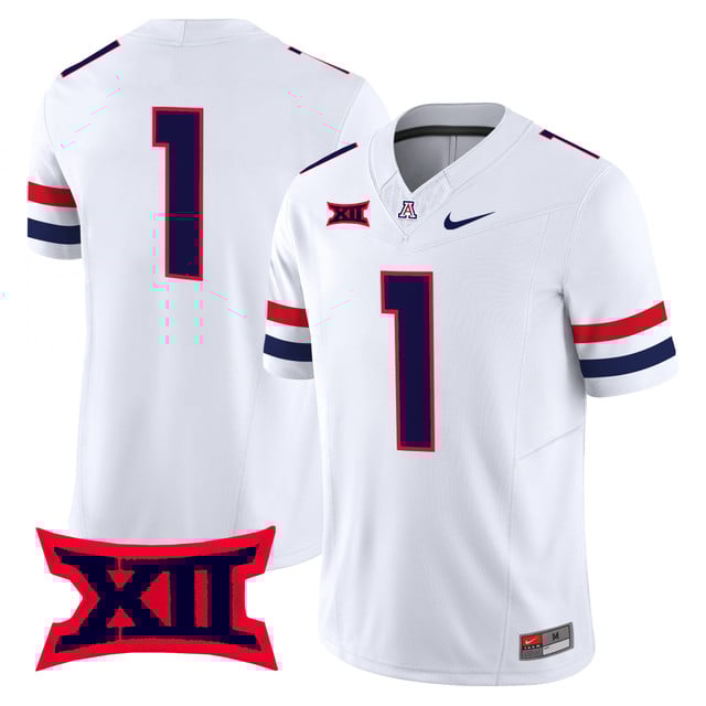Men's Arizona Wildcats 2025 Vapor Limited Jersey white #1