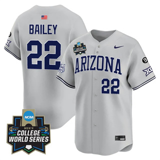 Men's Arizona Wildcats 2025 World Series Vapor Premier Limited Jersey - All Stitched Smith Bailey22