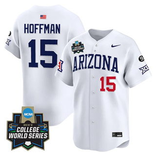 Men's Arizona Wildcats 2025 World Series Vapor Premier Limited Jersey - All Stitched Trevor Hoffman 15