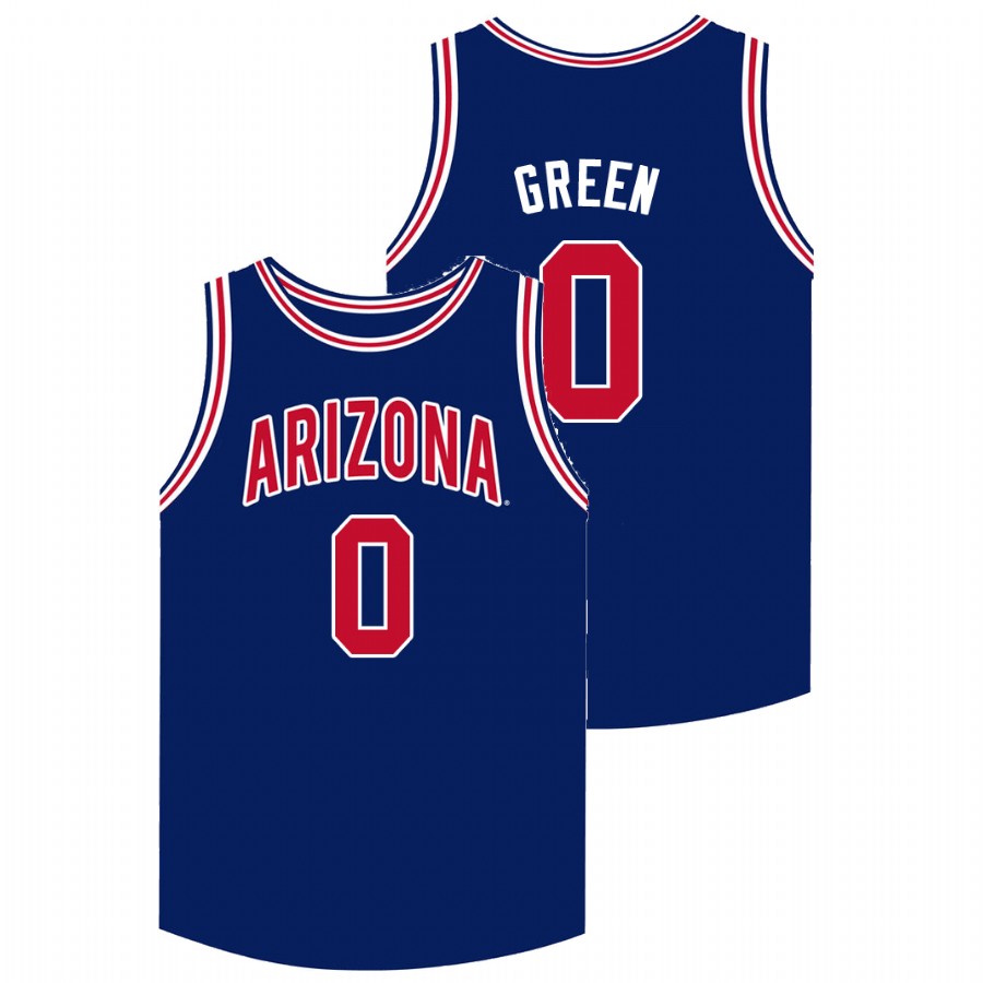 Men's Arizona Wildcats Josh Green Jersey Navy