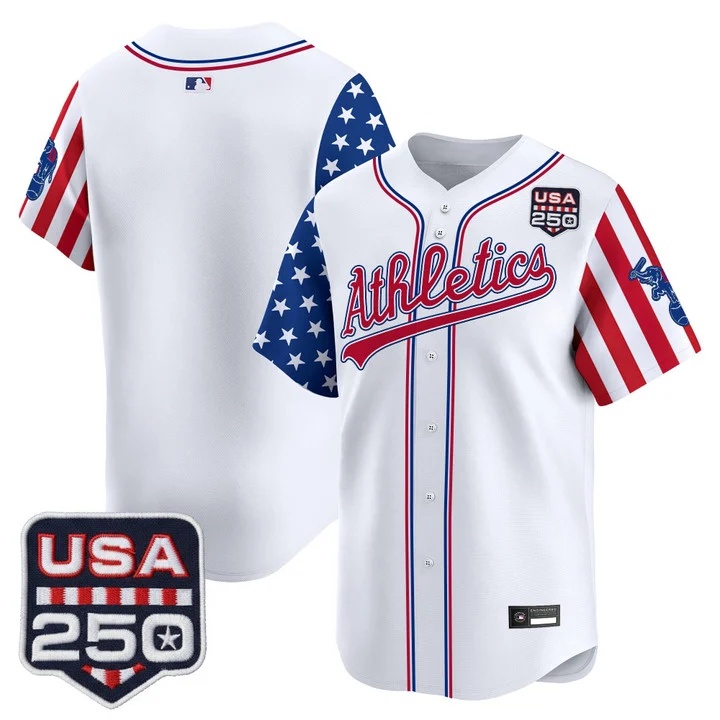 Men's Athletics America 250 Edition Vapor Premier Limited Jersey WHITE BLANK
