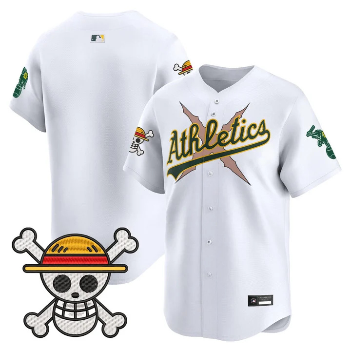 Men's Athletics x One Piece Vapor Premier Limited Jersey WHITE BLANK