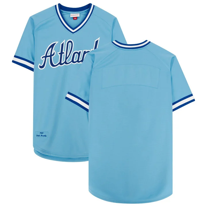 Men's Atlanta Braves 1974 Throwback Jersey 1982 BLANK