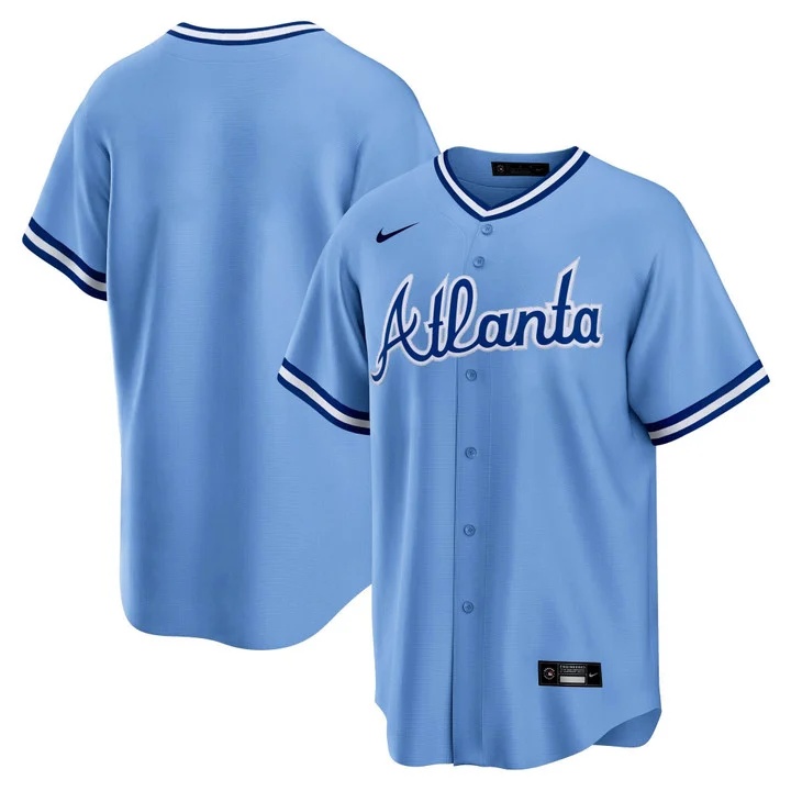 Men's Atlanta Braves Throwback 1974 - 1982 Cool Base Jersey 1982 BLANK