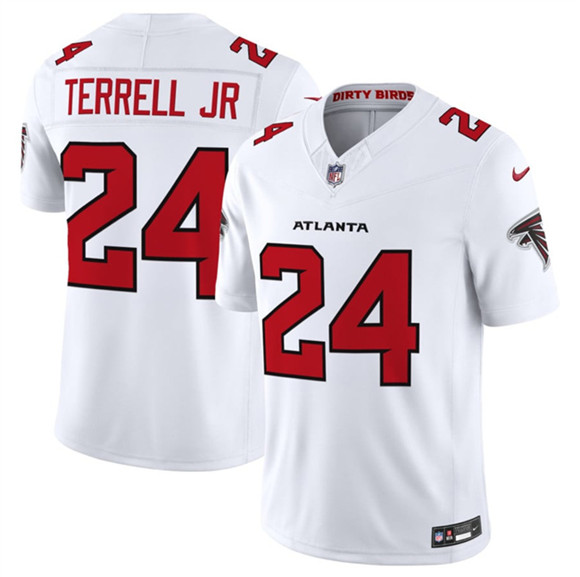 Men's Atlanta Falcons #24 A.J. Terrell White 2026 New F.U.S.E. Vapor Untouchable Limited Football Stitched Jersey