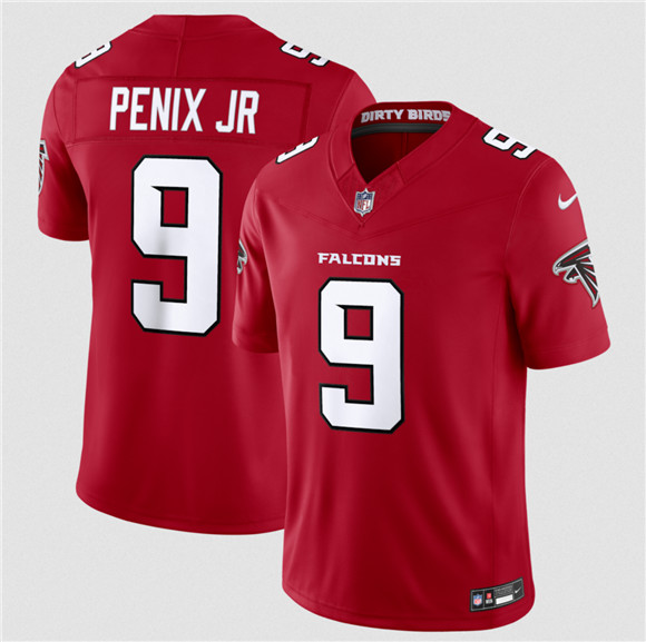 Men's Atlanta Falcons #9 Michael Penix Jr. Red 2026 New F.U.S.E. Vapor Untouchable Limited Football Stitched Jersey